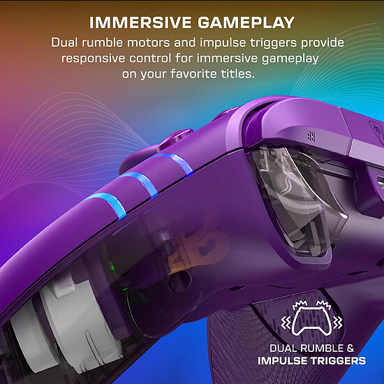 Manette de jeu Turtle Beach Afterglow Wave - Violet - Autre vue