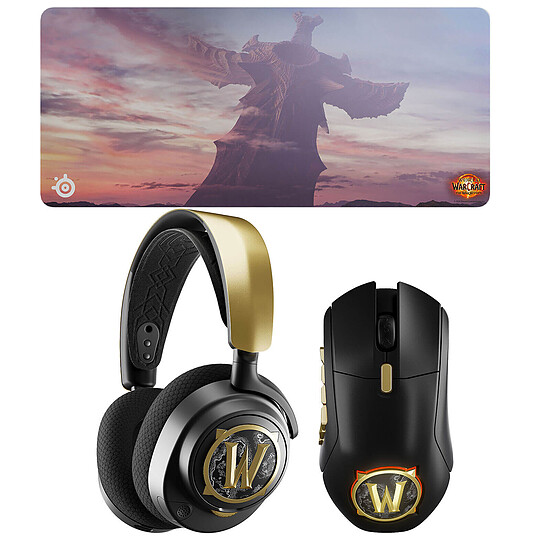 Clavier souris gamer SteelSeries Arctis World of Warcraft Bundle