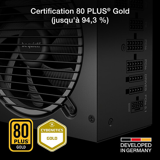 Alimentation PC be quiet! Pure Power 13 M 850W - Autre vue