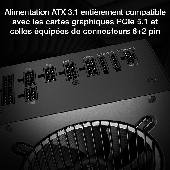 Alimentation PC be quiet! Pure Power 13 M 850W - Autre vue
