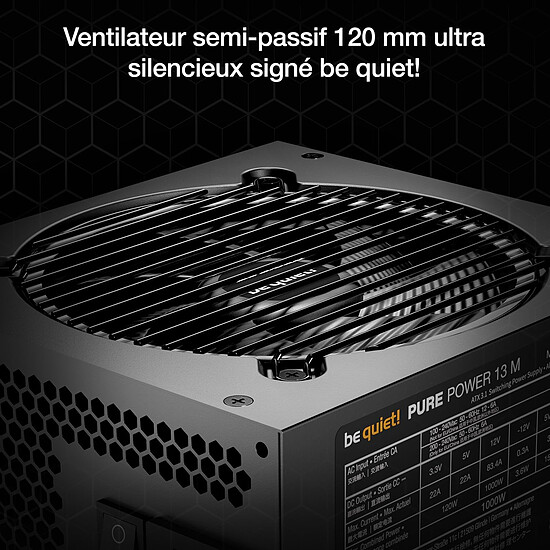 Alimentation PC be quiet! Pure Power 13 M 1200W - Autre vue