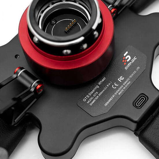 Volant Simracing Simagic GTS Cuir - Autre vue