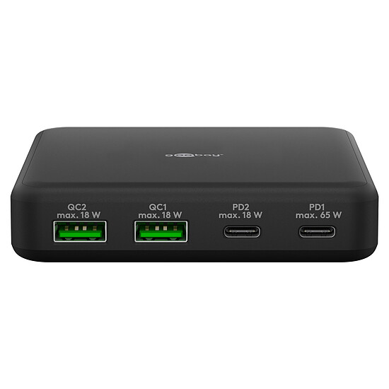Chargeur PC portable Goobay Chargeur USB-C vers 2x USB-A + 2x USB-C PD 65W - Autre vue