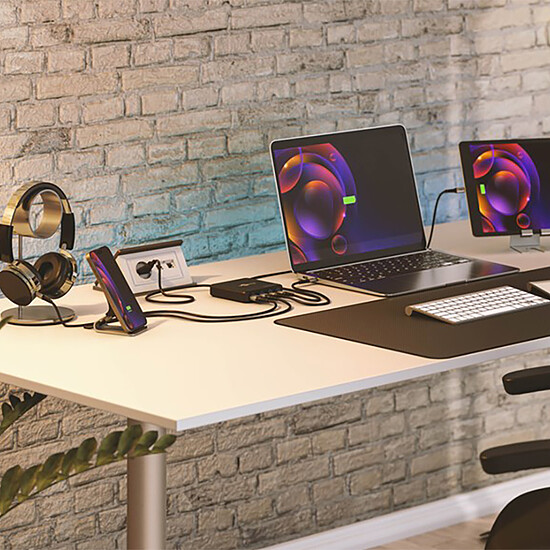 Chargeur PC portable Goobay Chargeur USB-C vers 2x USB-A + 2x USB-C PD 65W - Autre vue