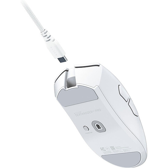 Souris PC Razer DeathAdder v4 Pro - Blanc - Autre vue