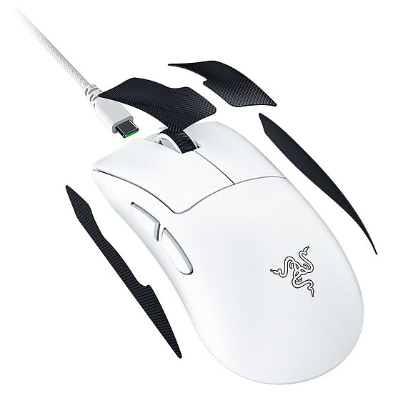 Souris PC Razer DeathAdder v4 Pro - Blanc - Autre vue