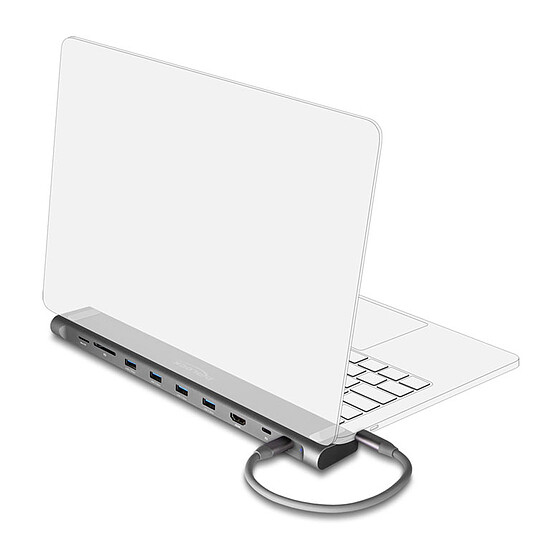 Station d'accueil PC portable DeLock Station d'accueil mince USB Type-C 4K - Autre vue