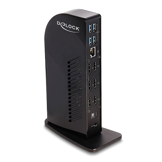 Station d'accueil PC portable DeLock Station d'accueil USB Type-C Triple Display avec DisplayLink - Autre vue