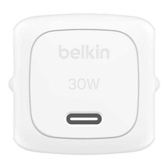 Chargeur Belkin Chargeur secteur USB-C compact 30 W - Blanc - Autre vue