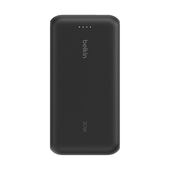 Batterie et powerbank Belkin Batterie externe 20K 30W avec câble USB-C intégré - Noir - Autre vue