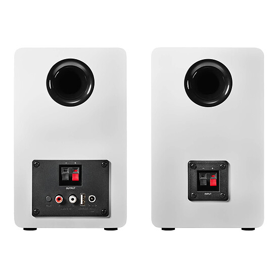 Enceintes HiFi / Home-Cinéma Audio Technica AT-SP3X (la paire) - Blanc - Autre vue
