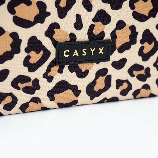 Sac, sacoche et housse Casyx Pochettes Ordinateur 15" - Léopard des Sables - Autre vue