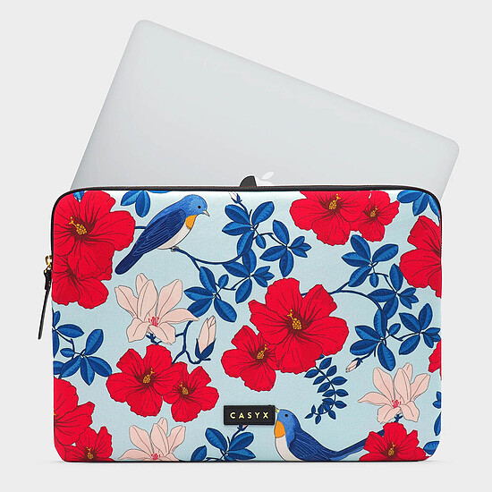 Sac, sacoche et housse Casyx Pochettes Ordinateur 15" - Printemps Fleuri - Autre vue
