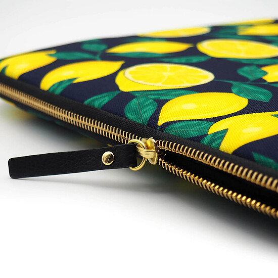 Sac, sacoche et housse Casyx Pochettes Ordinateur 13" - Citrons Nocturnes - Autre vue
