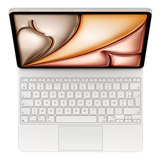 Clavier tablette Apple Magic Keyboard FR Blanc- iPad Air 13 pouces M3 (2025) - Autre vue