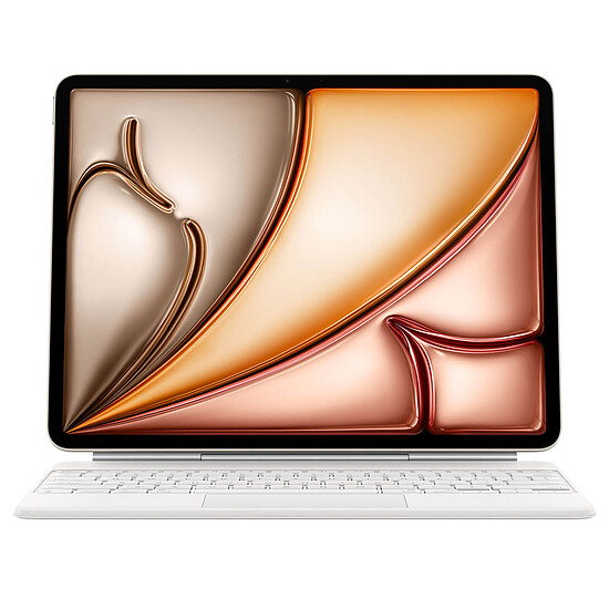 Clavier tablette Apple Magic Keyboard FR Blanc- iPad Air 13 pouces M3 (2025) - Autre vue