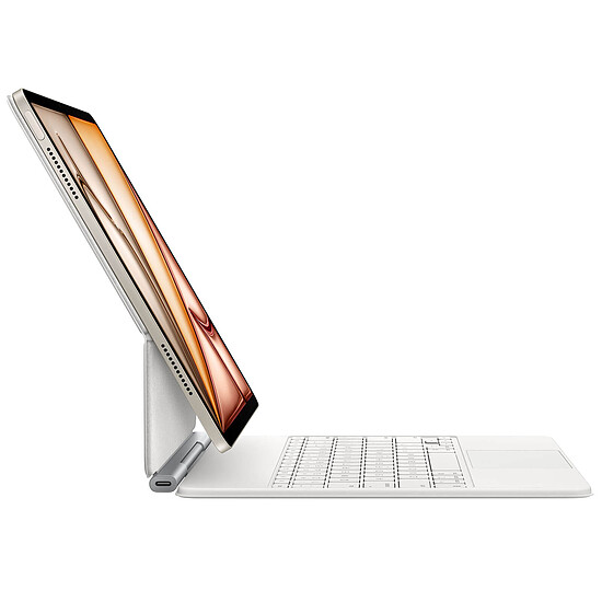 Clavier tablette Apple Magic Keyboard FR Blanc- iPad Air 13 pouces M3 (2025) - Autre vue
