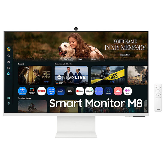 Écran PC Samsung Smart Monitor M8 S32FM801UU - Autre vue