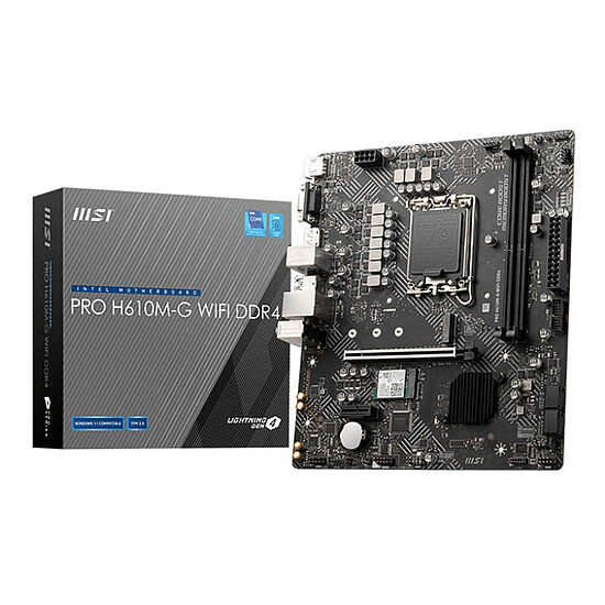 Carte mère MSI PRO H610M-G WIFI DDR4