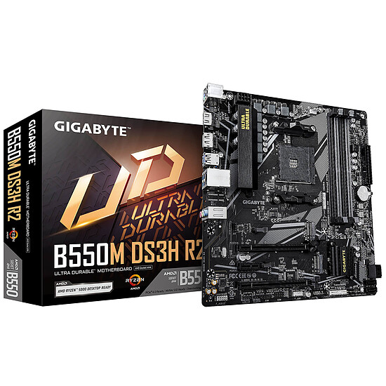 Carte mère Gigabyte B550M DS3H R2 - Autre vue