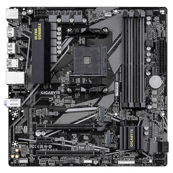 Carte mère Gigabyte B550M DS3H R2 - Autre vue