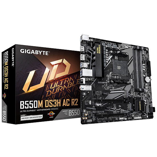 Carte mère Gigabyte B550M DS3H AC R2 - Occasion - Autre vue
