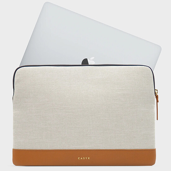 Sac, sacoche et housse Casyx Pochettes Ordinateur 15" - Gris Café - Autre vue