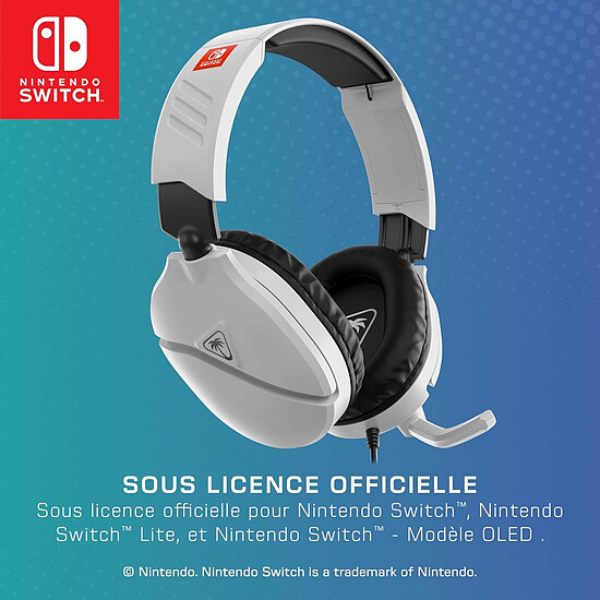 Casque micro Turtle Beach Recon 70 Switch - Blanc - Autre vue