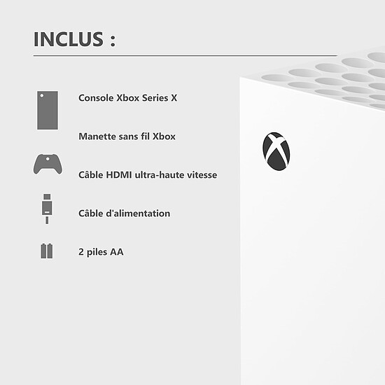 Console Xbox Series Microsoft Xbox Series X - Digital Edition - Autre vue
