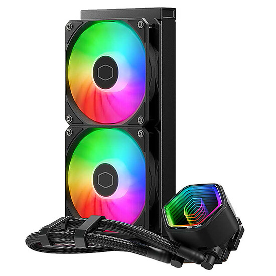 Watercooling AIO Cooler Master MasterLiquid 240 Core II ARGB Noir