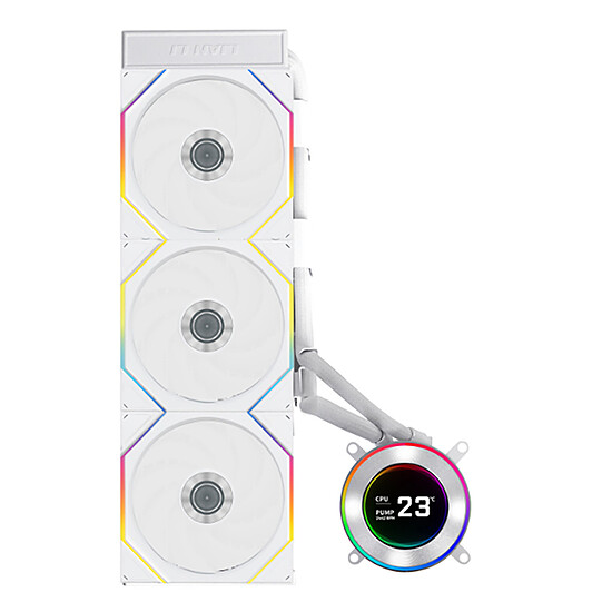 Watercooling AIO Lian Li Hydroshift II LCD-C 360TL (Blanc) - Autre vue