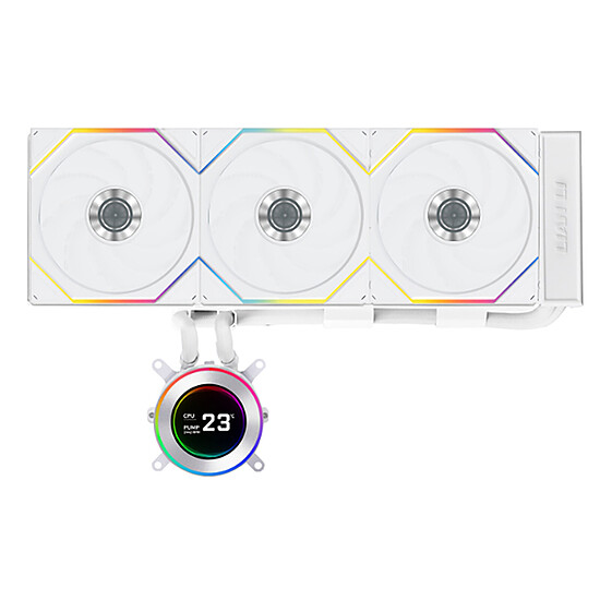 Watercooling AIO Lian Li Hydroshift II LCD-C 360TL (Blanc) - Autre vue