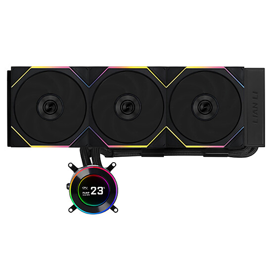 Watercooling AIO Lian Li Hydroshift II LCD-C 360TL (Noir)  - Autre vue