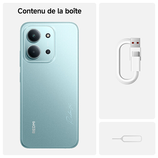 Smartphone Xiaomi Redmi 15C Vert - 256 Go - 4 Go - Autre vue