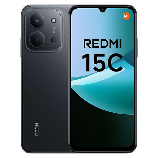 Smartphone reconditionné Xiaomi Redmi 15C Noir - 128 Go - 4 Go  · Reconditionné - Autre vue