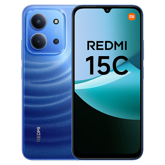 Smartphone reconditionné Xiaomi Redmi 15C Bleu - 128 Go - 4 Go  · Reconditionné - Autre vue