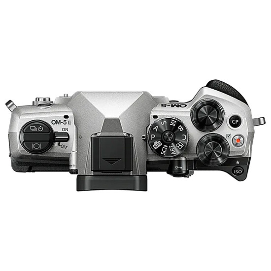 Appareil photo hybride OM System OM-5 Mark II Argent (Boitier nu) - Autre vue