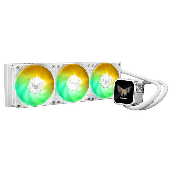 Watercooling AIO ASUS TUF Gaming LC III 360 ARGB LCD - Blanc - Autre vue
