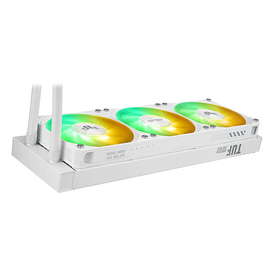 Watercooling AIO ASUS TUF Gaming LC III 360 ARGB LCD - Blanc - Autre vue