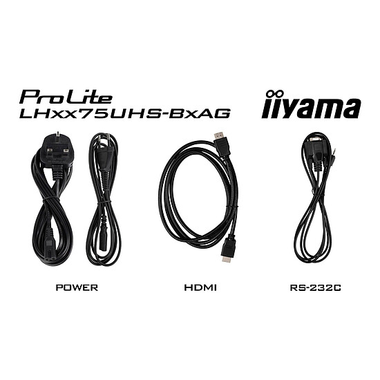 Écran dynamique iiyama 86" LED - ProLite LH8675UHS-B2AG - Ecran dynamique 4K UHD - Autre vue