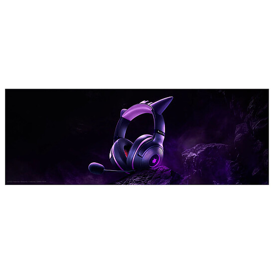 Casque micro Razer Kraken Kitty v2 - Pokemon Gengar Edition - Autre vue