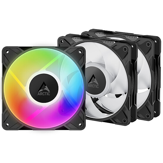 Ventilateur Boîtier Arctic P12 Pro A-RGB - Noir - Pack de 3 - Autre vue