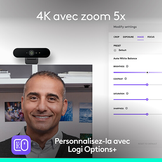 Webcam Logitech BRIO 4K  - Autre vue