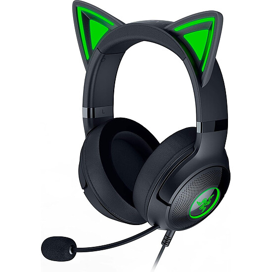 Casque micro Razer Kraken Kitty V2 Noir