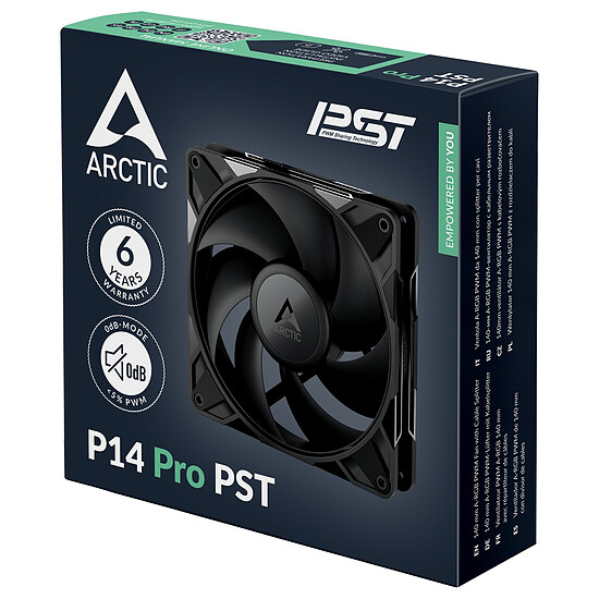 Ventilateur Boîtier Arctic P14 Pro PST - Noir - Autre vue