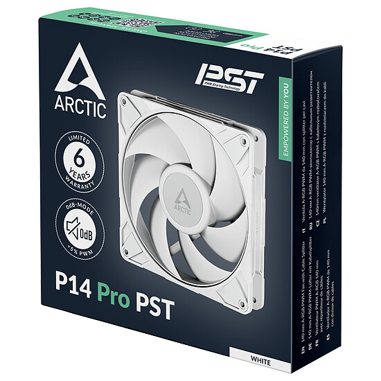 Ventilateur Boîtier Arctic P14 Pro PST - Blanc - Autre vue
