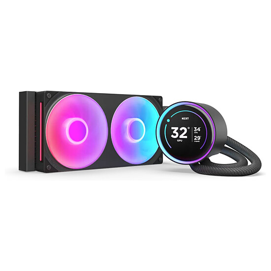 Watercooling AIO NZXT Kraken Elite 240 RGB Noir (RL-KR24E-B2) - Autre vue