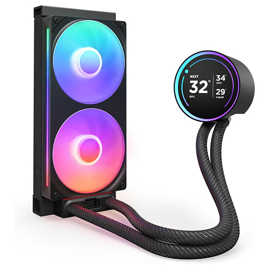 Watercooling AIO NZXT Kraken Elite 240 RGB Noir (RL-KR24E-B2) - Autre vue