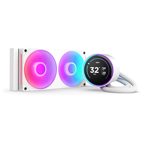 Watercooling AIO NZXT Kraken Elite 240 RGB Blanc (RL-KR24E-W2) - Autre vue