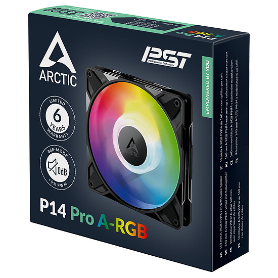 Ventilateur Boîtier Arctic P14 Pro A-RGB (Noir) - Autre vue